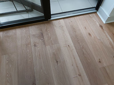 Engineered wood floor fitting in Maida Vale