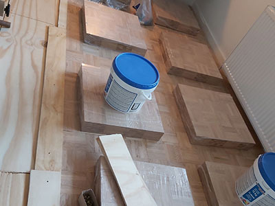 Parquet floor fitting – acclimatisation