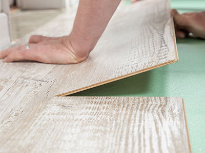 Laminate floor fitting in Homerton